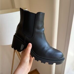 Dolce Vita Black Ankle Boots